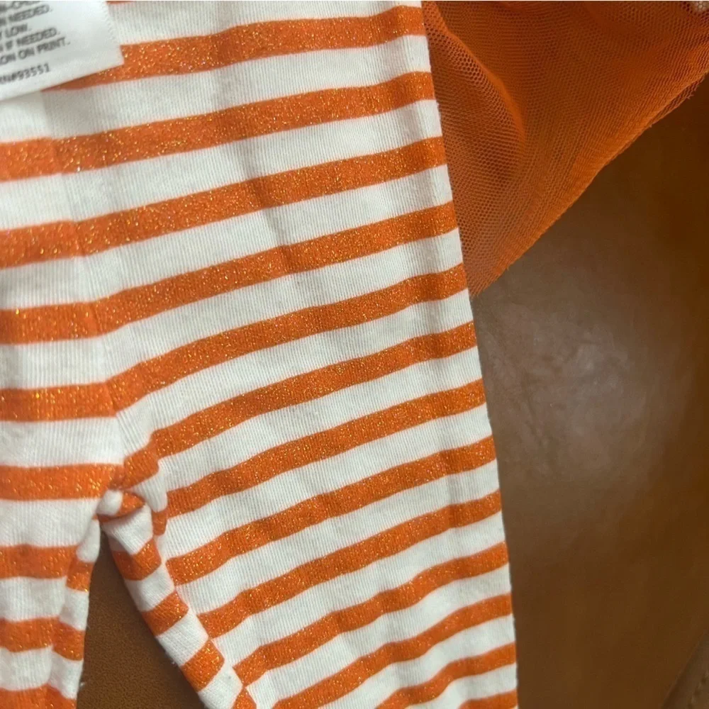 Bundle Baby Girl Infant 3-6m Fall Halloween Matching Tutu Bodysuit Shirt Pants